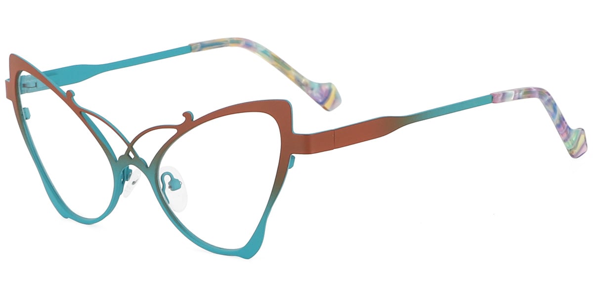 Acetate Metal Butterfly Frame F9346