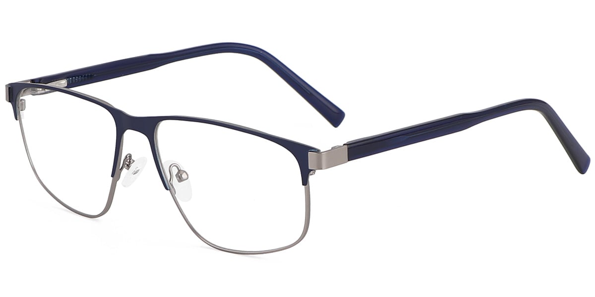 Acetate Metal Geometric Frame F8572