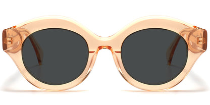 Acetate Round Geometric Sunglasses SG5986