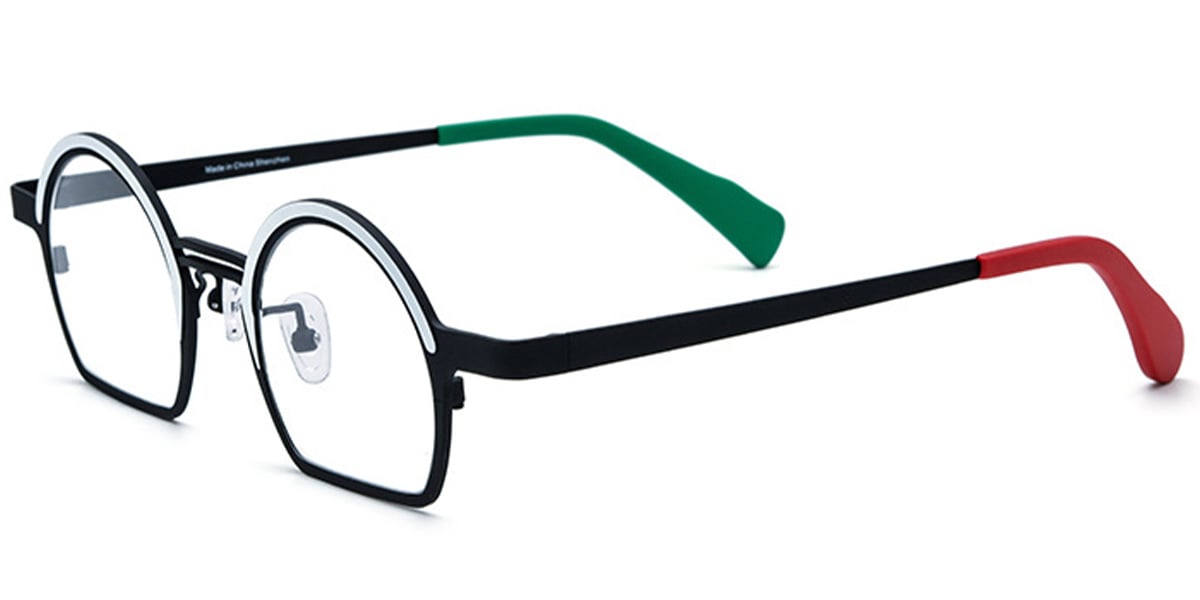 Titanium Geometric Frame F7021
