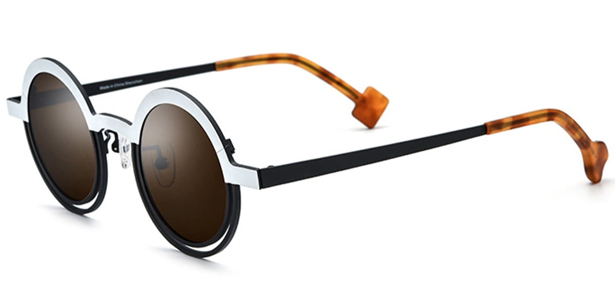 Titanium Round Sunglasses SG6871