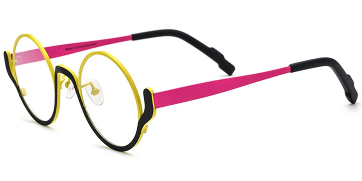 Titanium Round Frame F6776