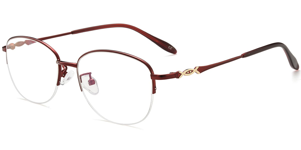 Oval Eyeglasses F9218