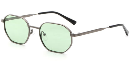 Acetate Metal Square Sunglasses SG9350