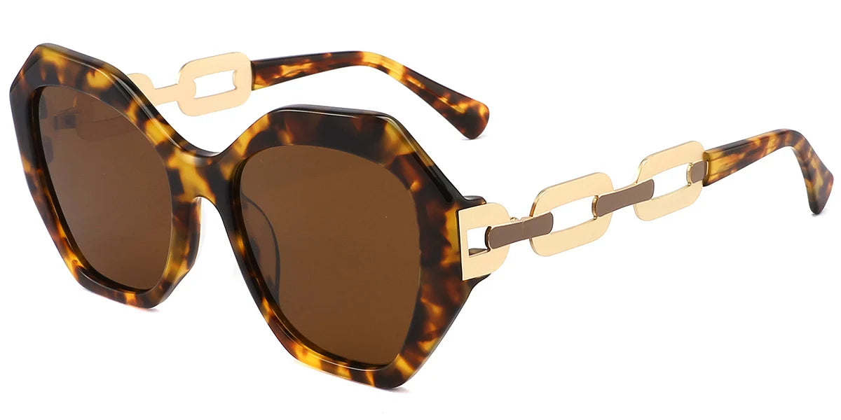 Women's Acetate Geometric Sunglasses SG4300