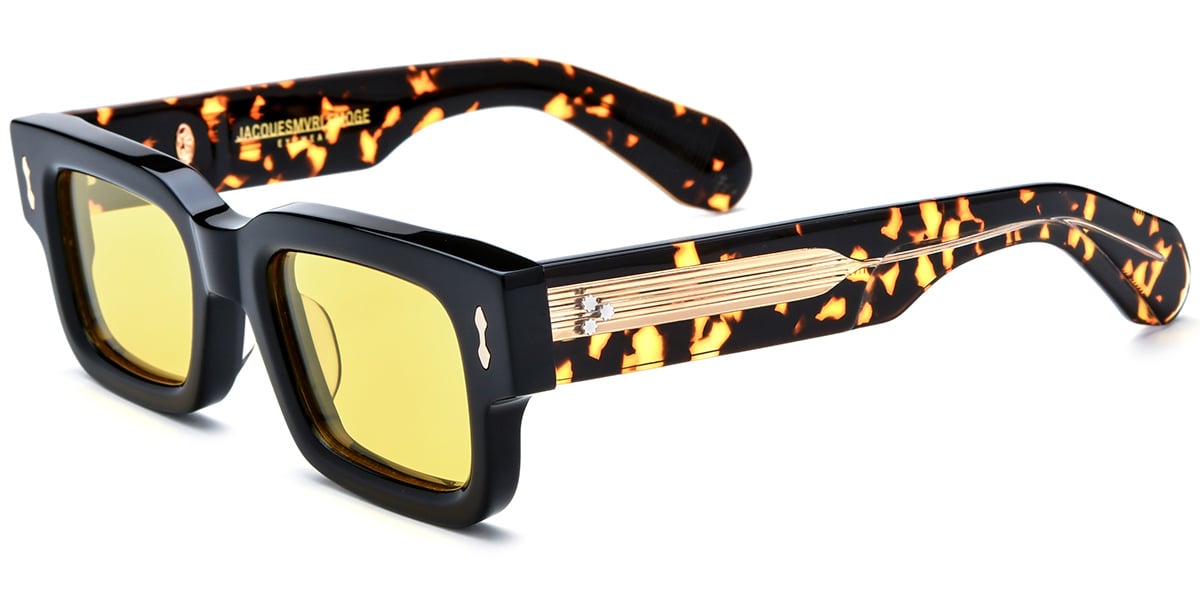 Acetate Rectangle Sunglasses SG8335