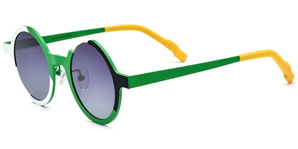 Titanium Round Sunglasses SG6800