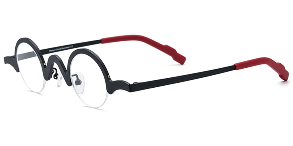 Titanium Round Frame F6369