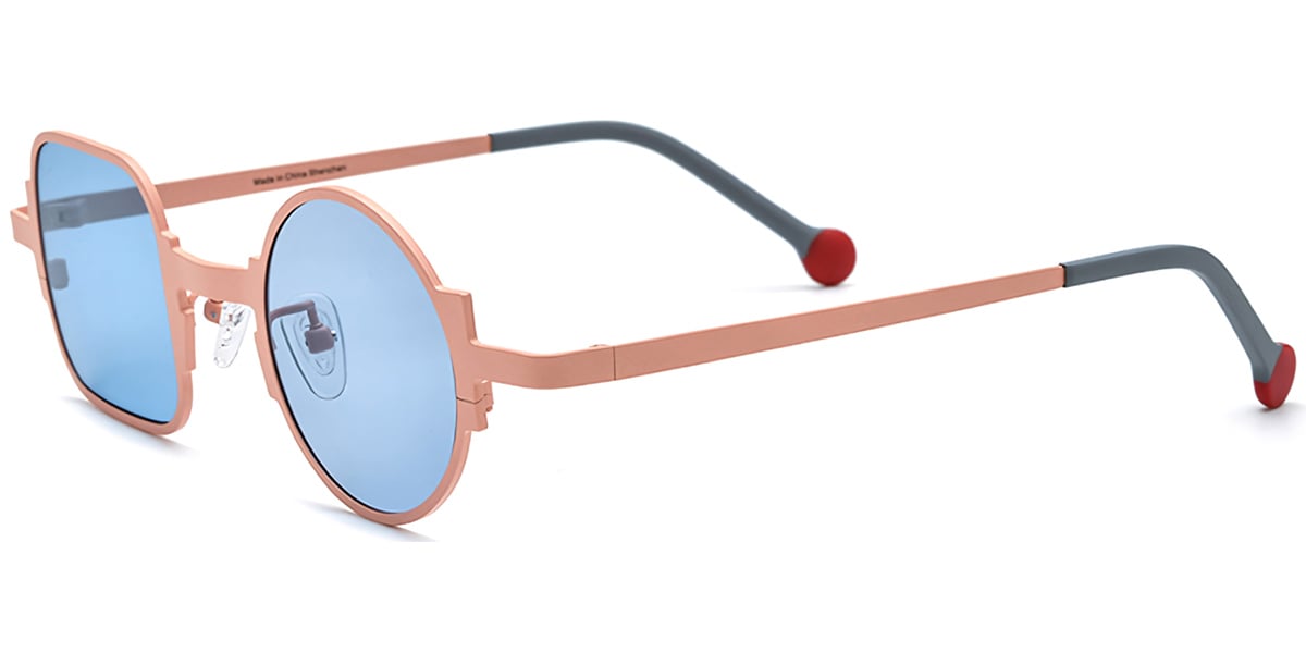 Titanium Geometric Sunglasses SG7168