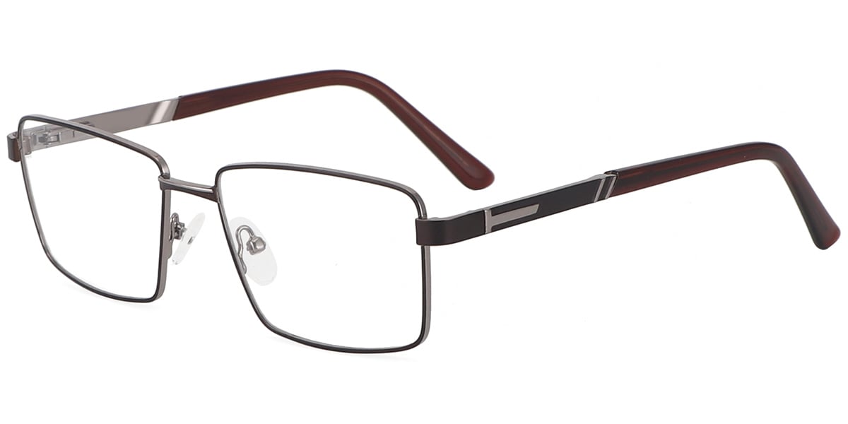 Acetate Metal Rectangle Frame F9343