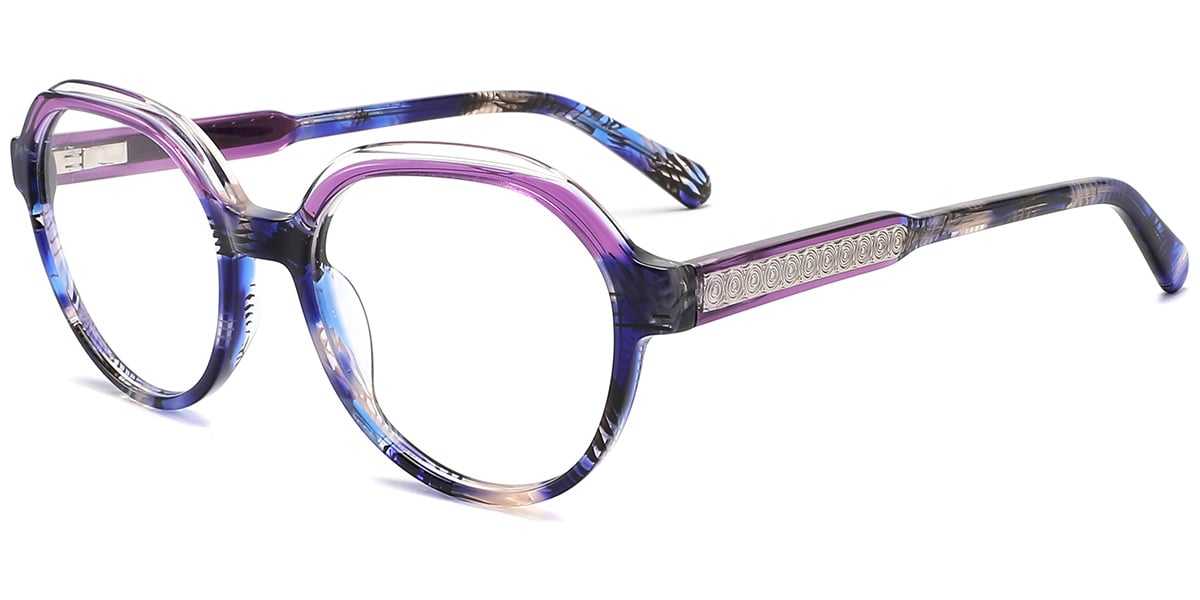 Acetate Round Frame F9374