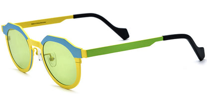 Titanium Oval Sunglasses SG6858