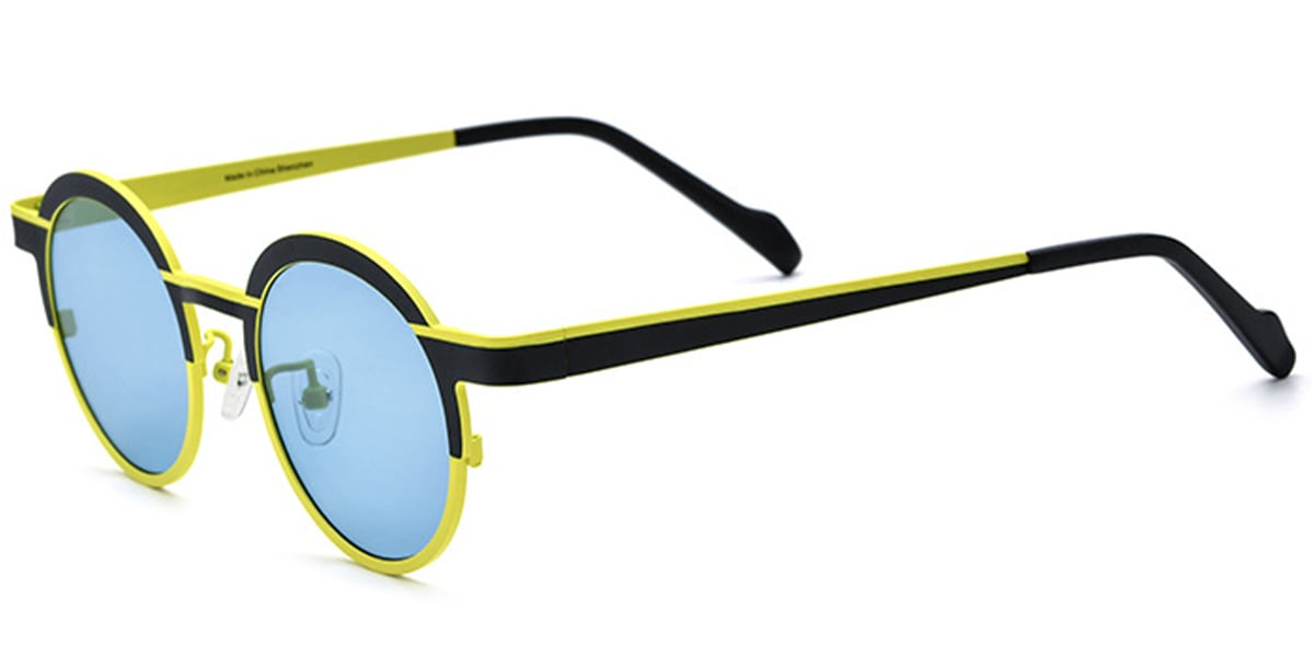 Titanium Round Sunglasses SG7018