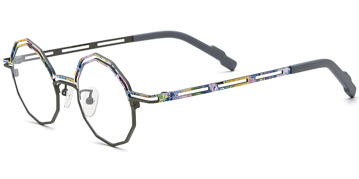 Titanium Geometric Frame F7574