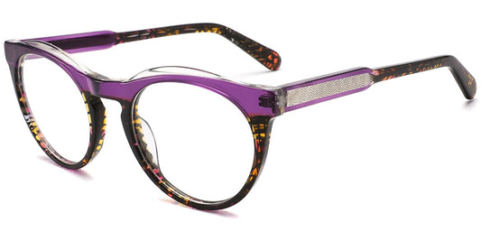 Acetate Round Frame F9372