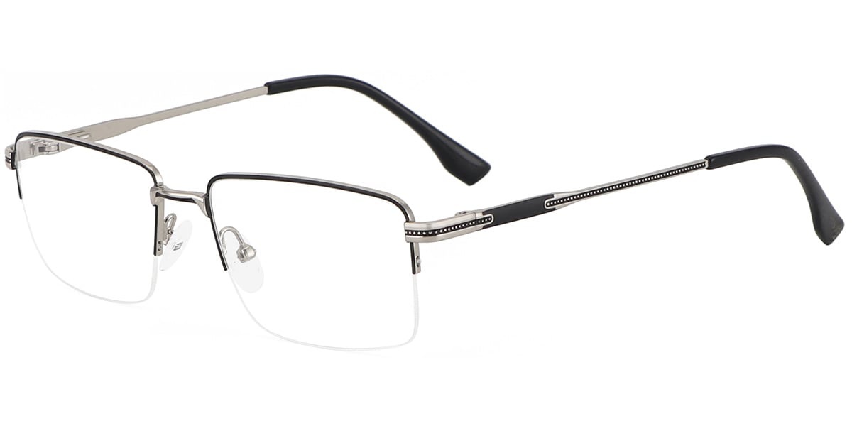 Acetate Metal Rectangle Frame F9345