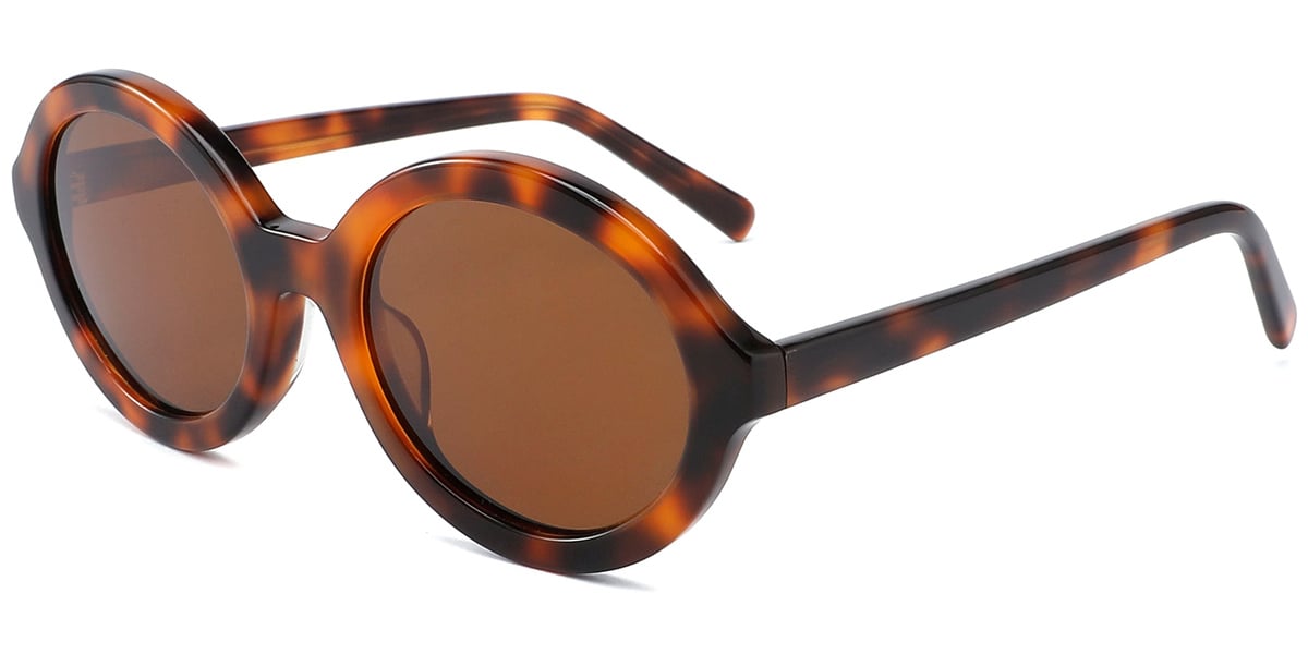 Acetate Oval Sunglasses SG10255