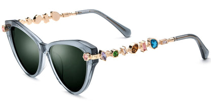 Acetate Cat Eye Sunglasses SG9650