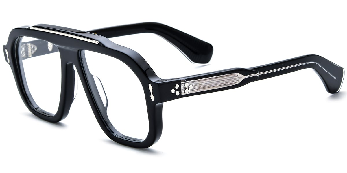 Acetate Square Frame F8340