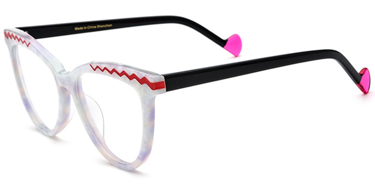 Acetate Cat Eye Frame F6714