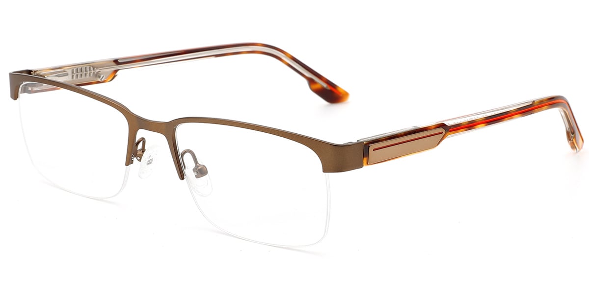 Acetate Metal Rectangle Frame F9736
