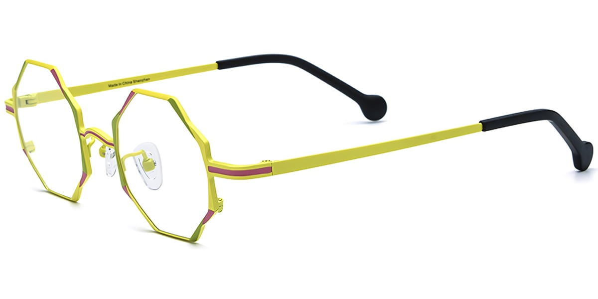Titanium Geometric Frame F7293