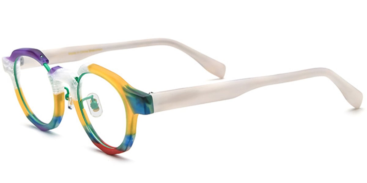 Acetate Round Frame F7035