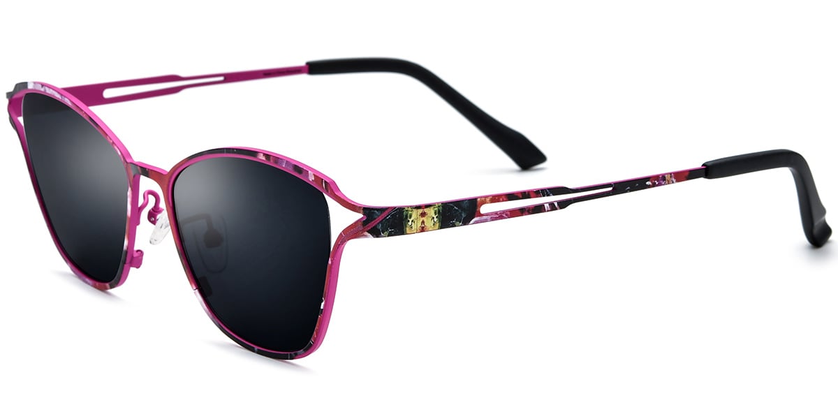 Titanium Cat Eye Sunglasses SG8126