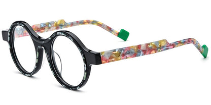 Acetate Round Frame F6398