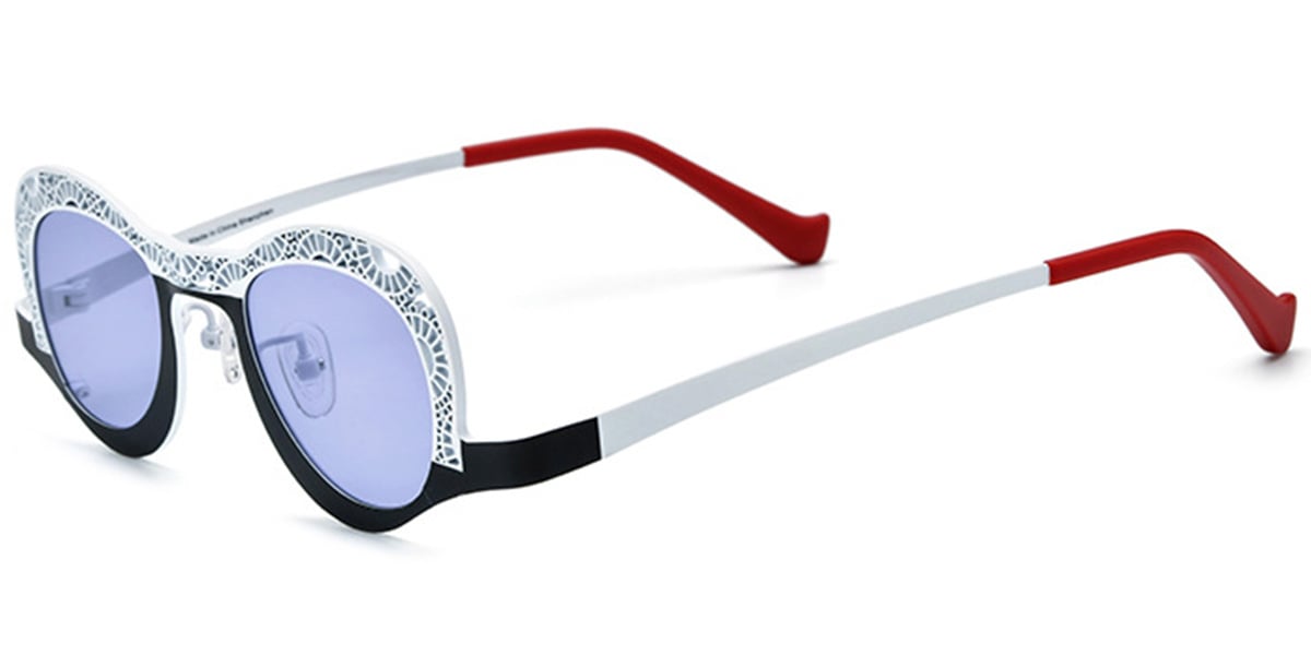 Titanium Geometric Sunglasses SG7016