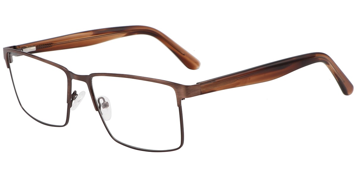 Acetate Metal Rectangle Frame F8565