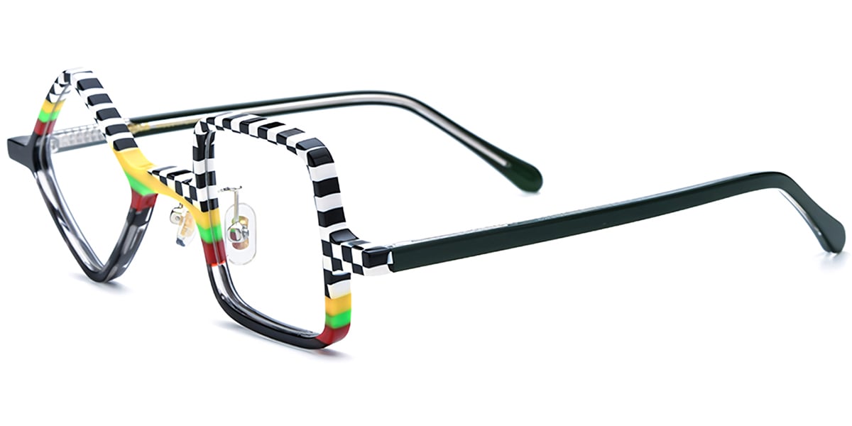 Acetate Geometric Frame F7730