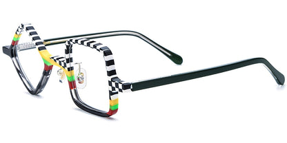 Acetate Geometric Frame F7730