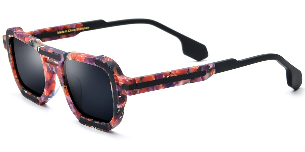 Acetate Aviator Sunglasses SG8344