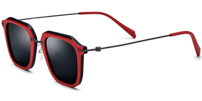 Acetate Titanium Square Sunglasses SG7178