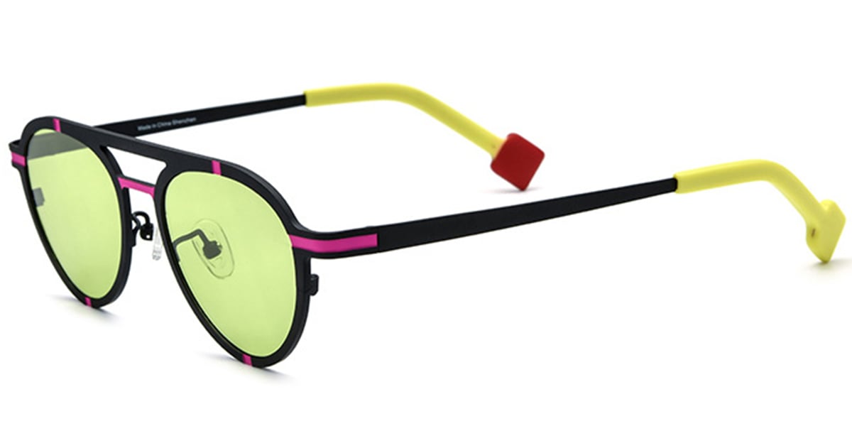 Titanium Aviator Sunglasses SG6875