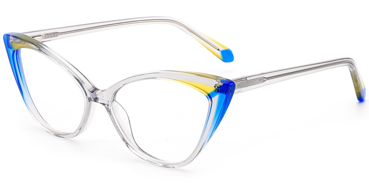 Acetate Cat Eye Frame F8494