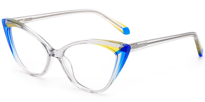 Acetate Cat Eye Frame F8494