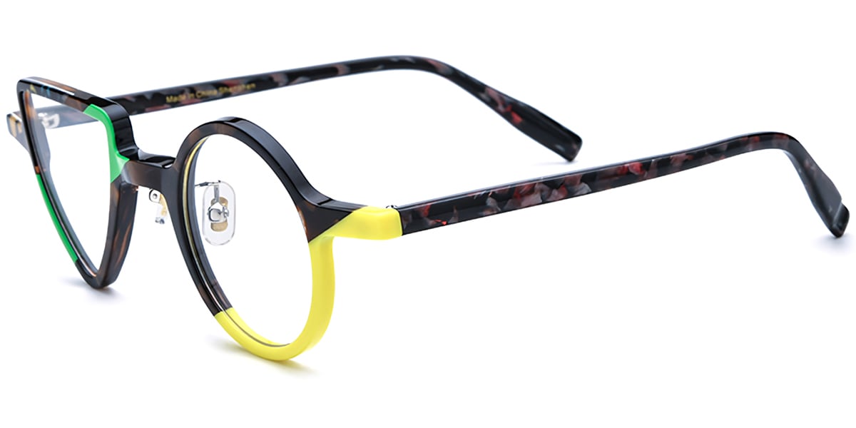 Acetate Geometric Frame F7727