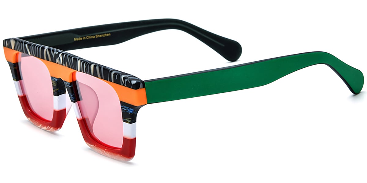 Acetate Square Sunglasses SG7173