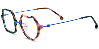 Titanium Geometric Frame F7174