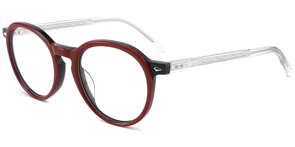 Acetate Round Frame F10185