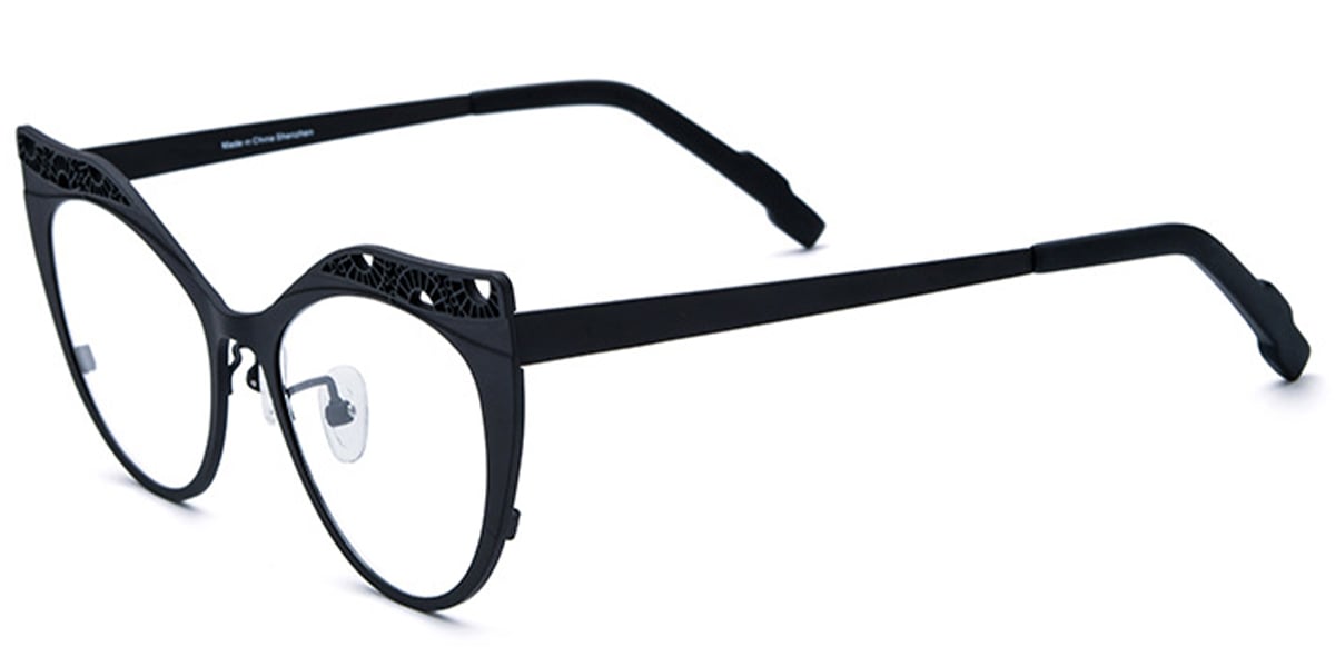 Titanium Cat Eye Frame F6906