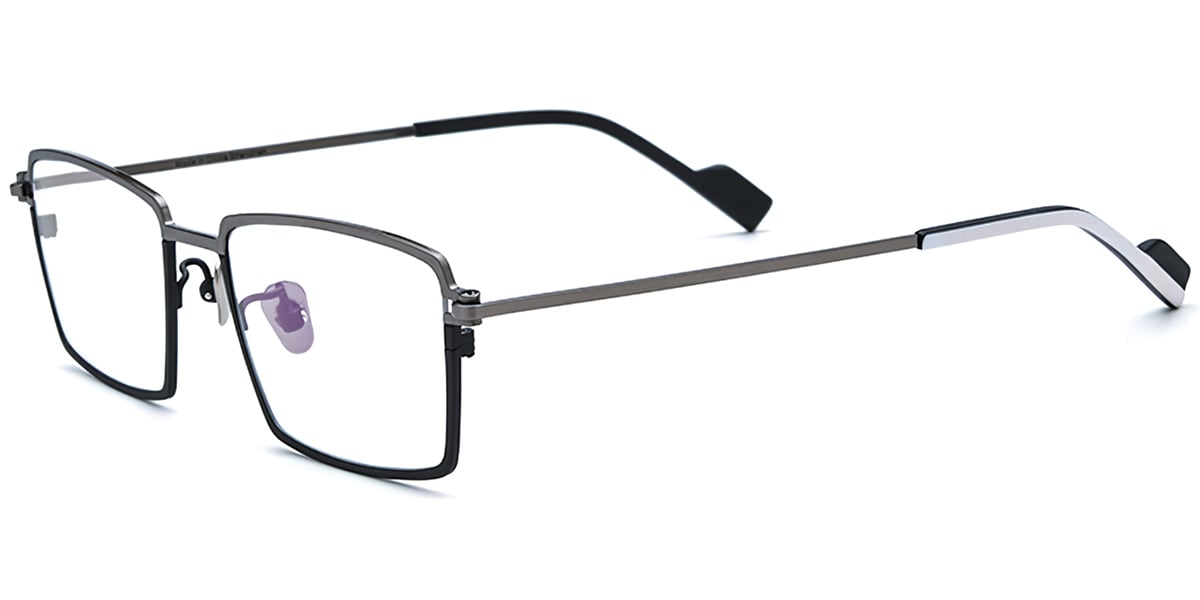 Titanium Rectangle Frame F7409