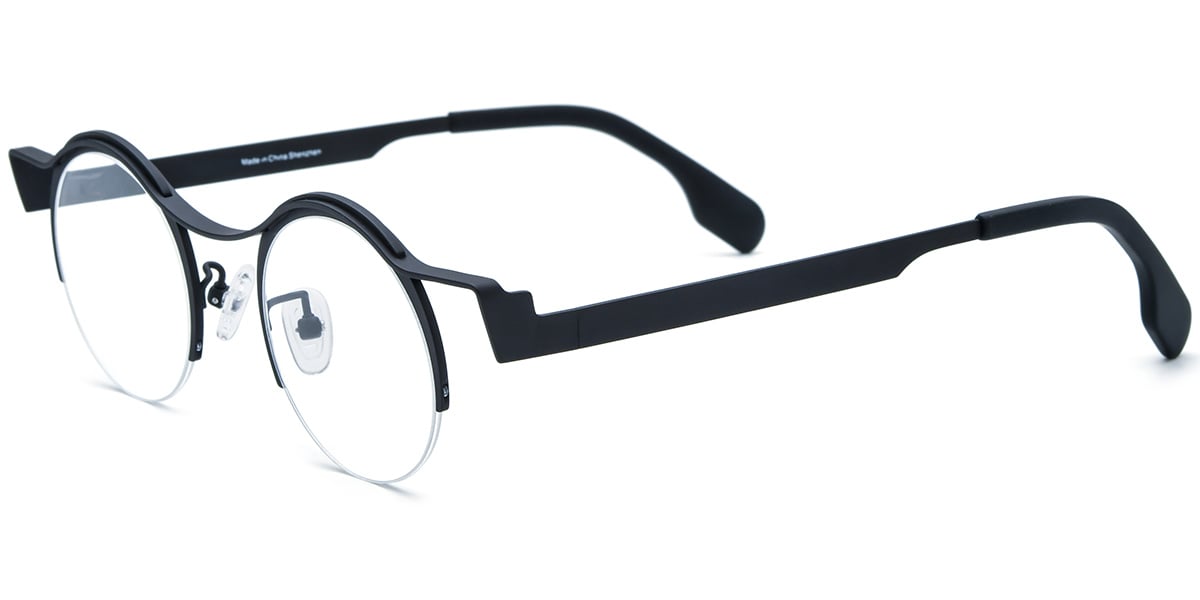 Titanium Round Frame F7917