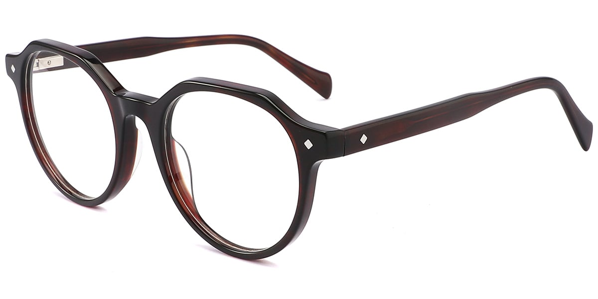 Acetate Round Frame F10217