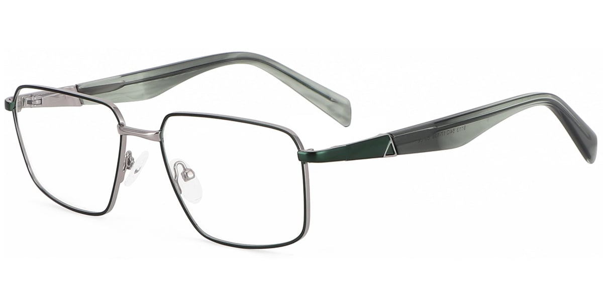 Acetate Metal Rectangle Frame F9338