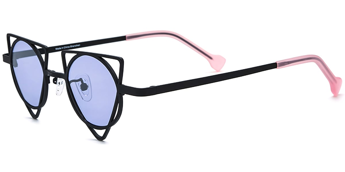 Titanium Geometric Sunglasses SG7169