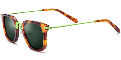 Acetate Titanium Square Sunglasses SG6072