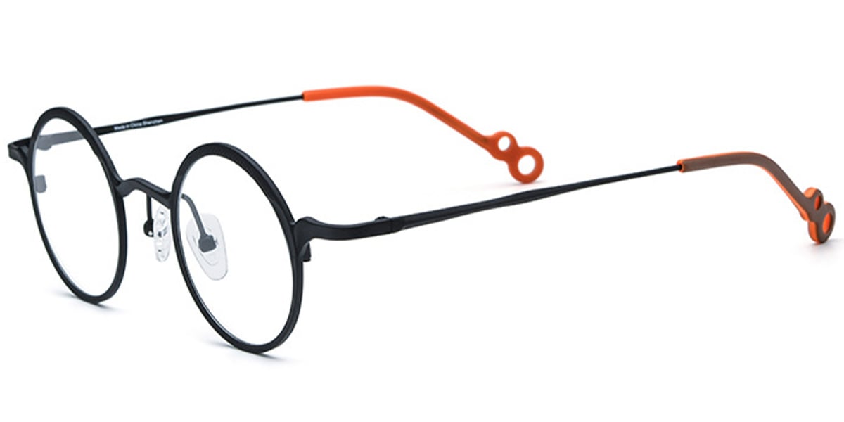 Titanium Round Frame F7049